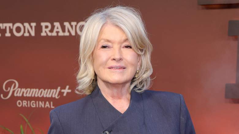 Martha Stewart poses for photos at an event