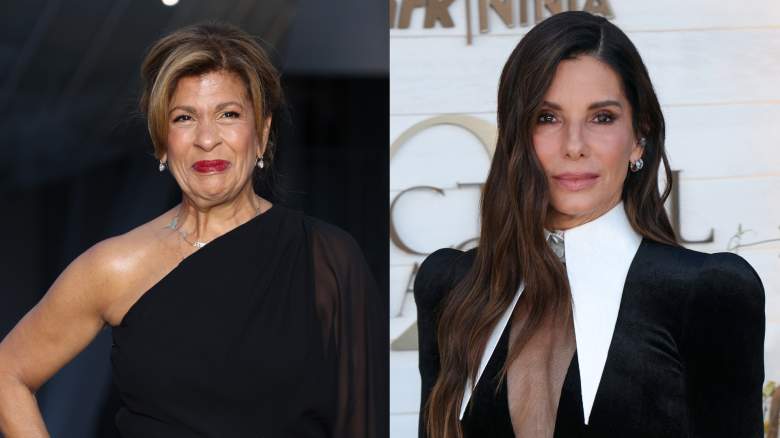 Sandra Bullock and Hoda Kotb
